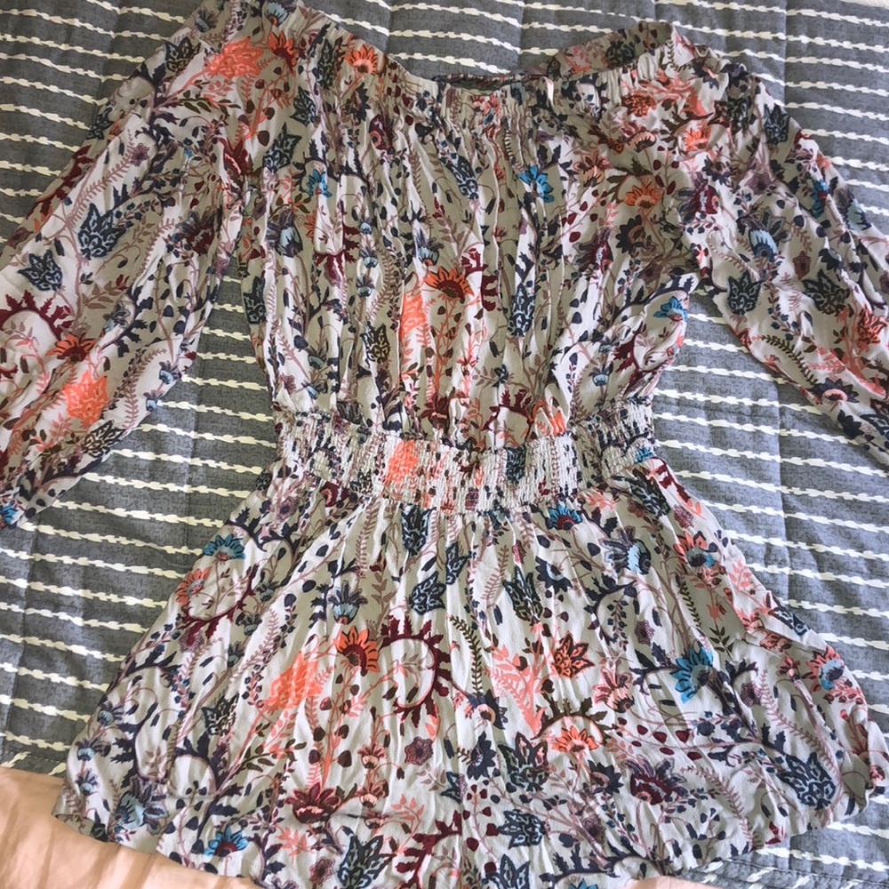 Free People Floral Romper